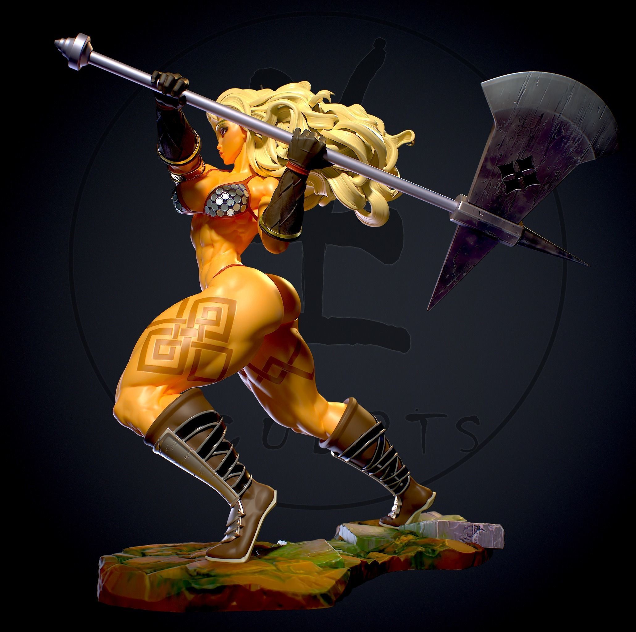 Amazon with NSFW 3D print model_5