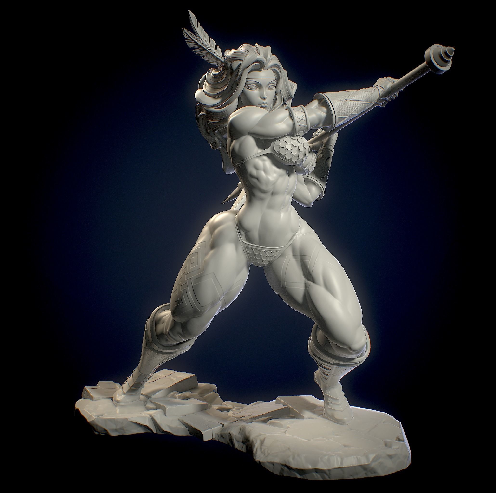 Amazon with NSFW 3D print model_11