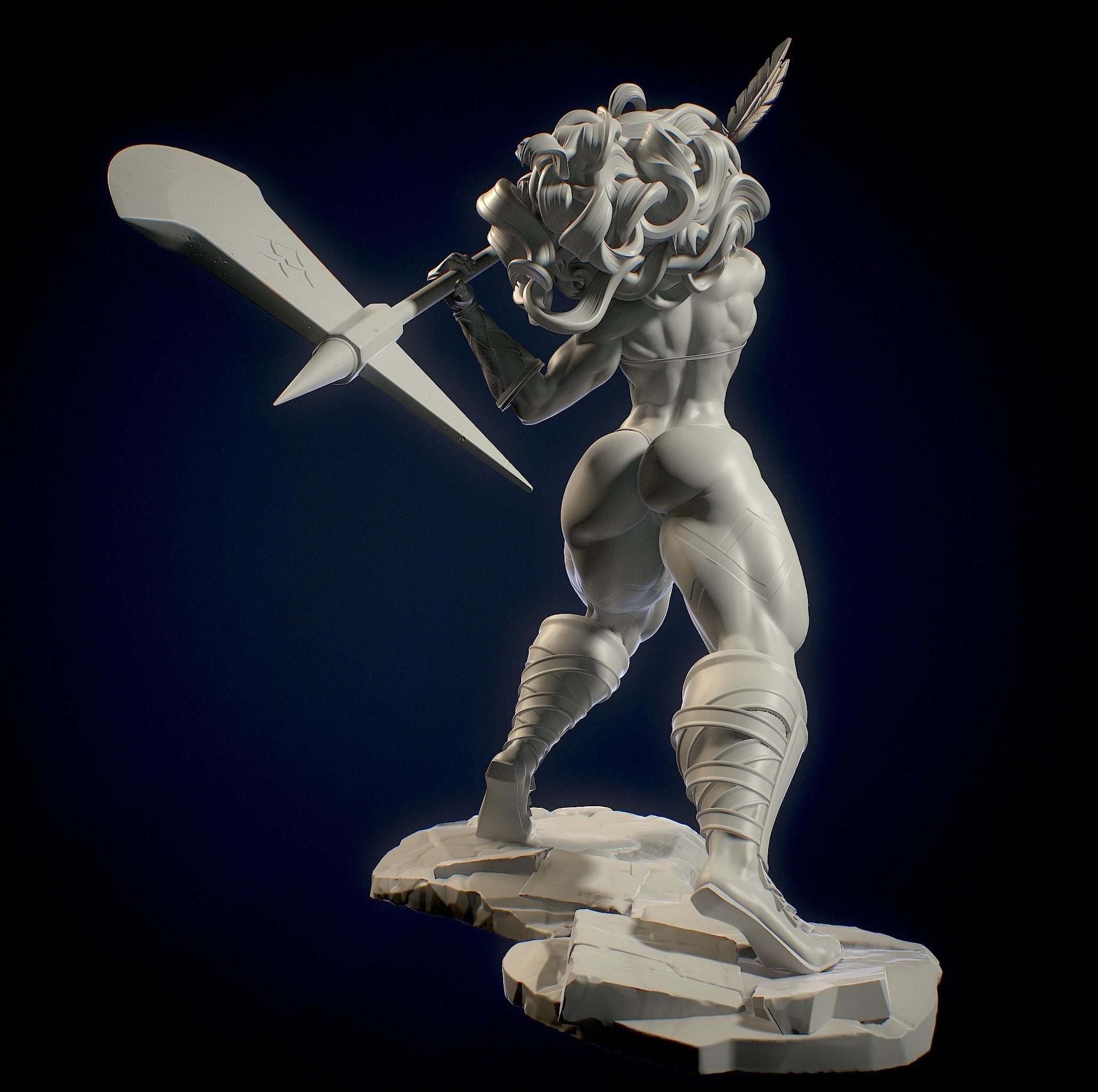 Amazon with NSFW 3D print model_13