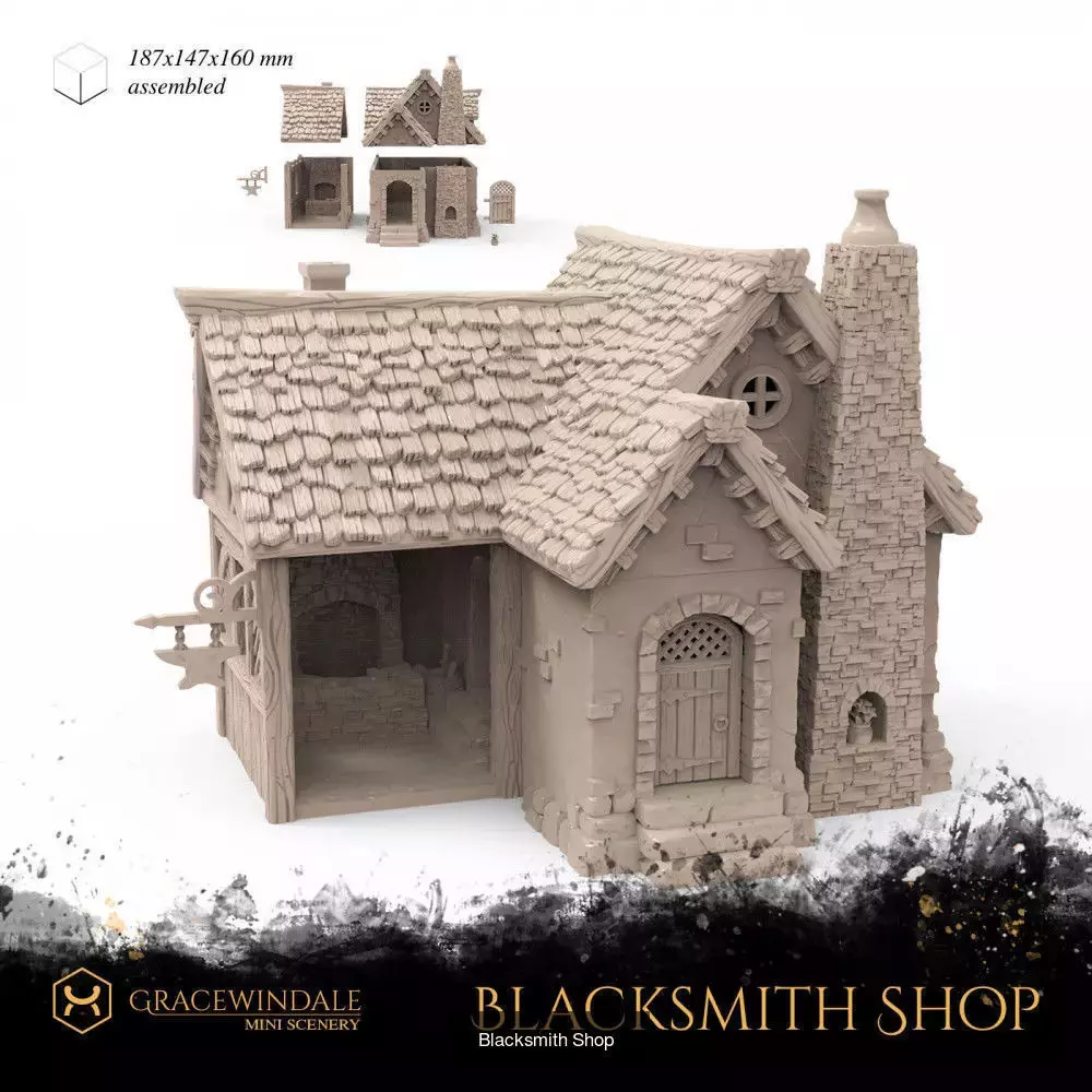 Gracewindale - Market 3D Model Collection_8