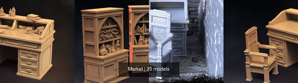 Gracewindale - Market 3D Model Collection_5