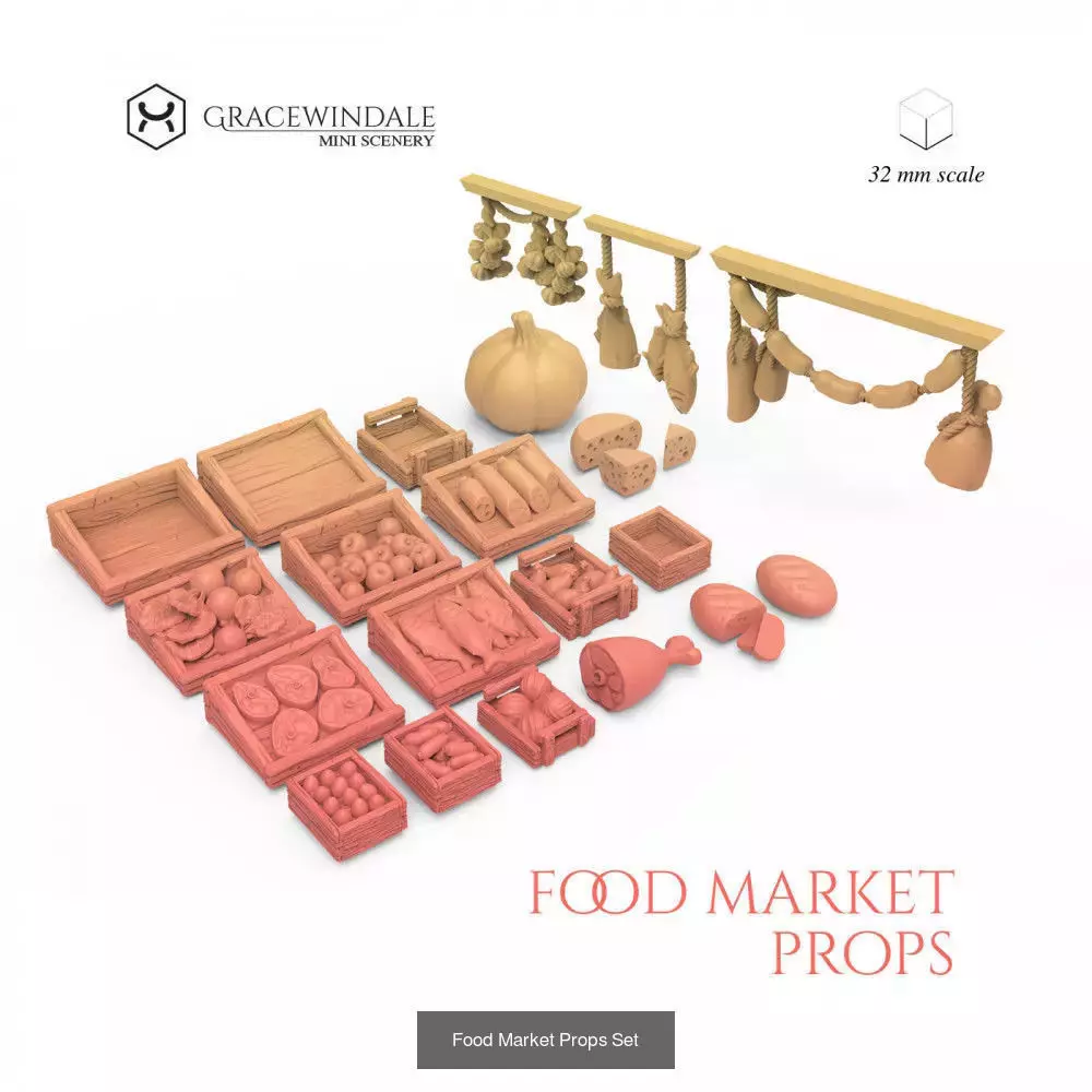 Gracewindale - Market 3D Model Collection_25