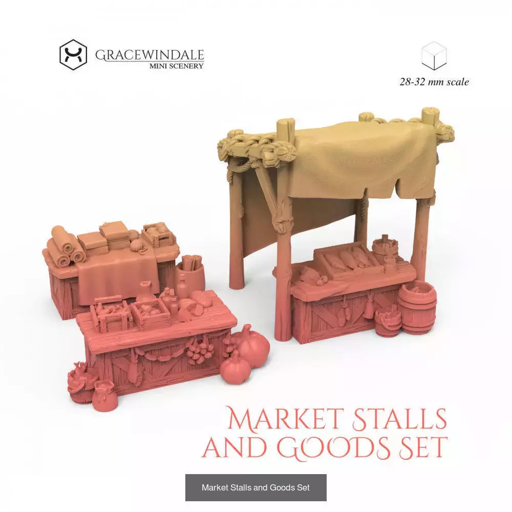 Gracewindale - Market 3D Model Collection_24