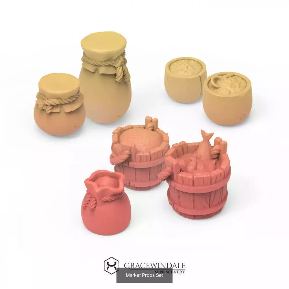 Gracewindale - Market 3D Model Collection_37