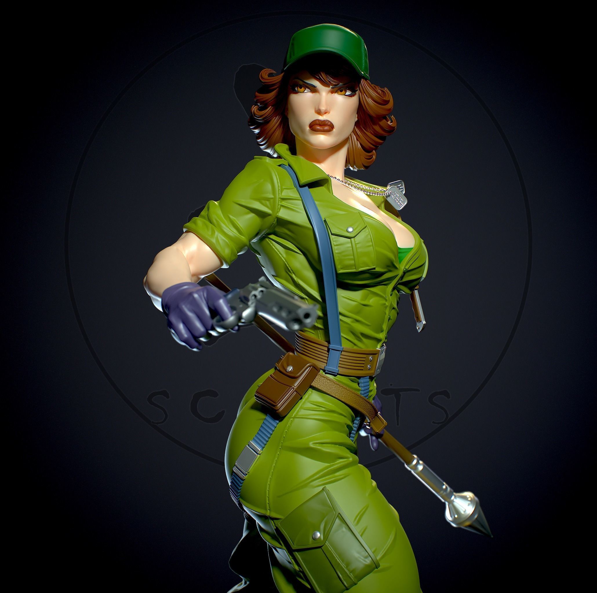 Lady Jaye with NSFW 3D print model_7