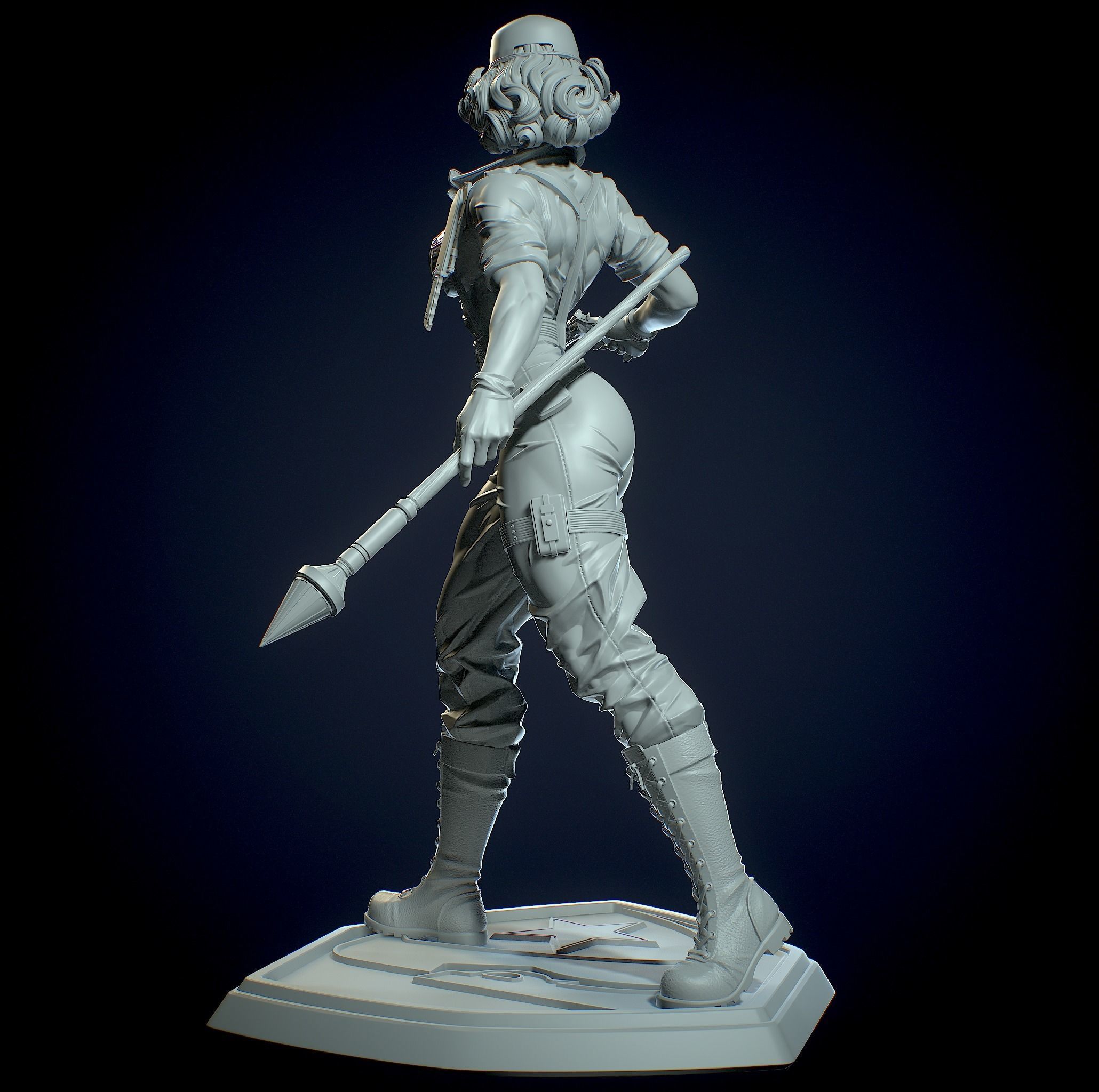 Lady Jaye with NSFW 3D print model_10