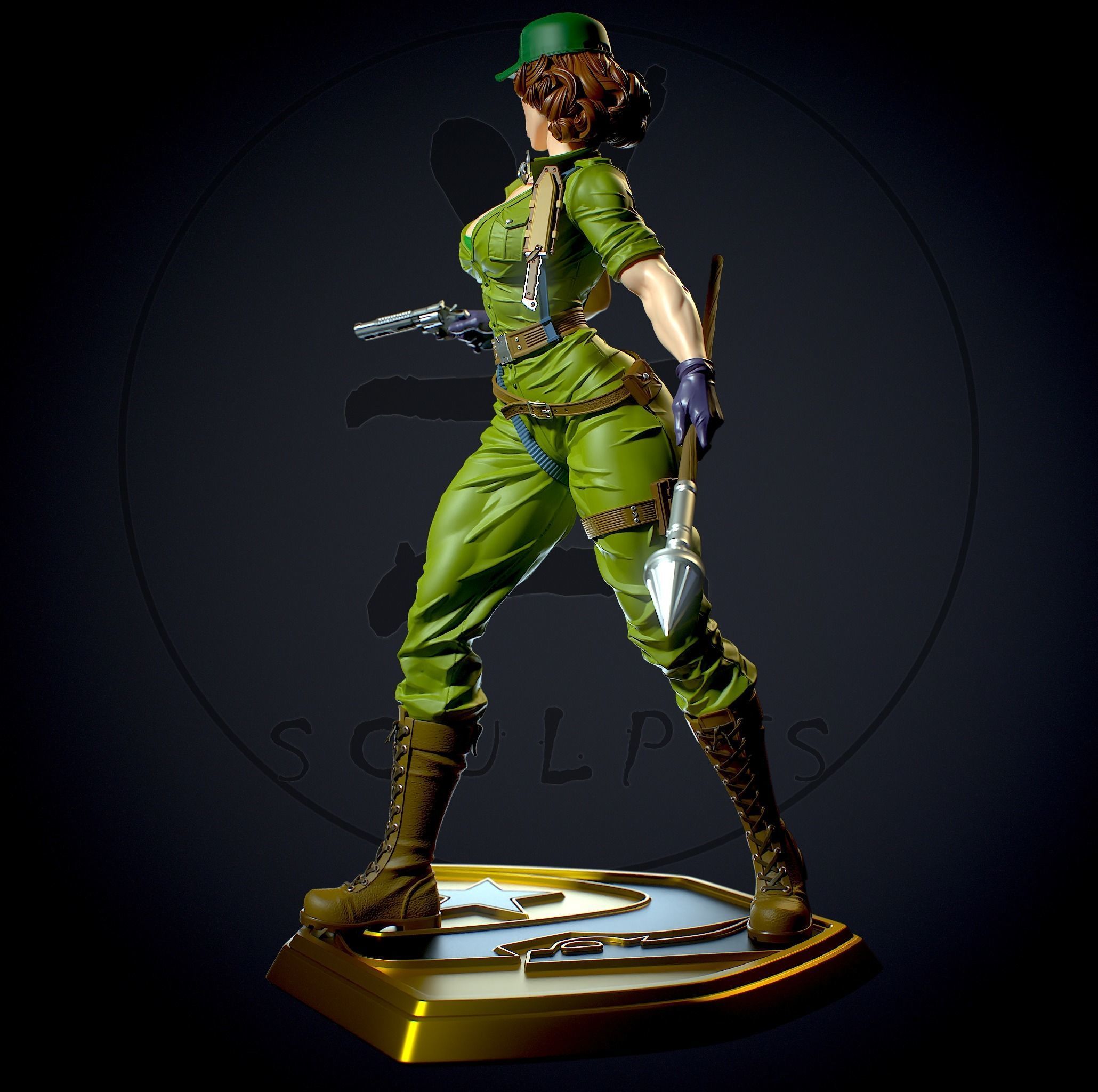 Lady Jaye with NSFW 3D print model_4