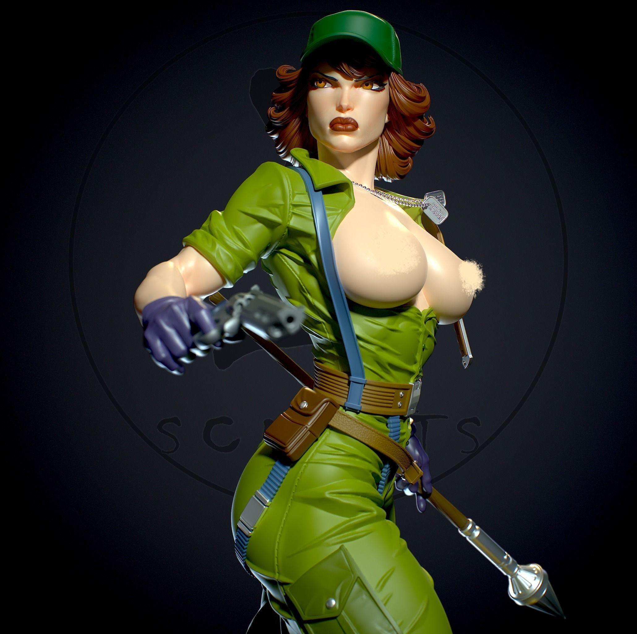 Lady Jaye with NSFW 3D print model_5