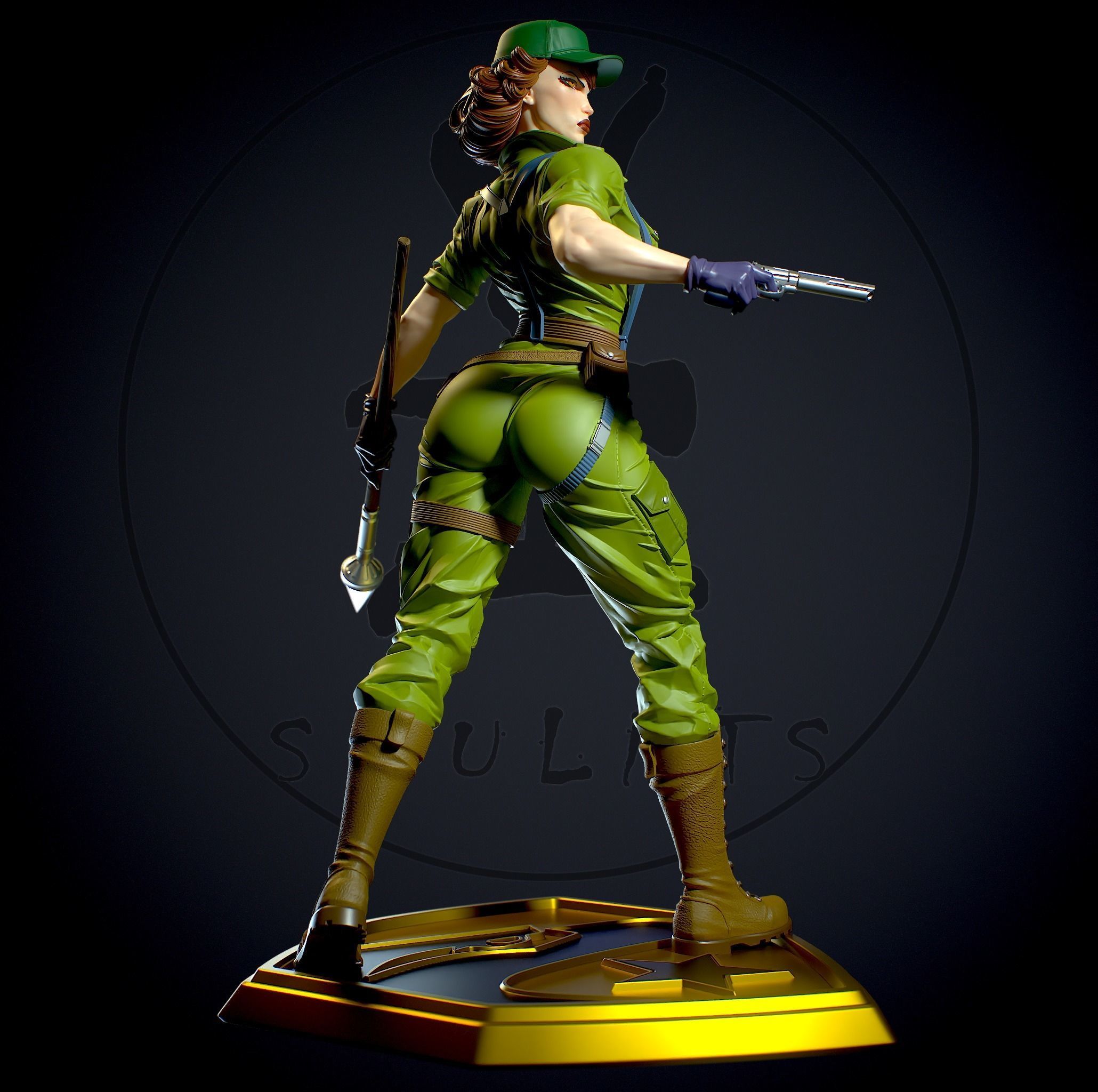 Lady Jaye with NSFW 3D print model_2