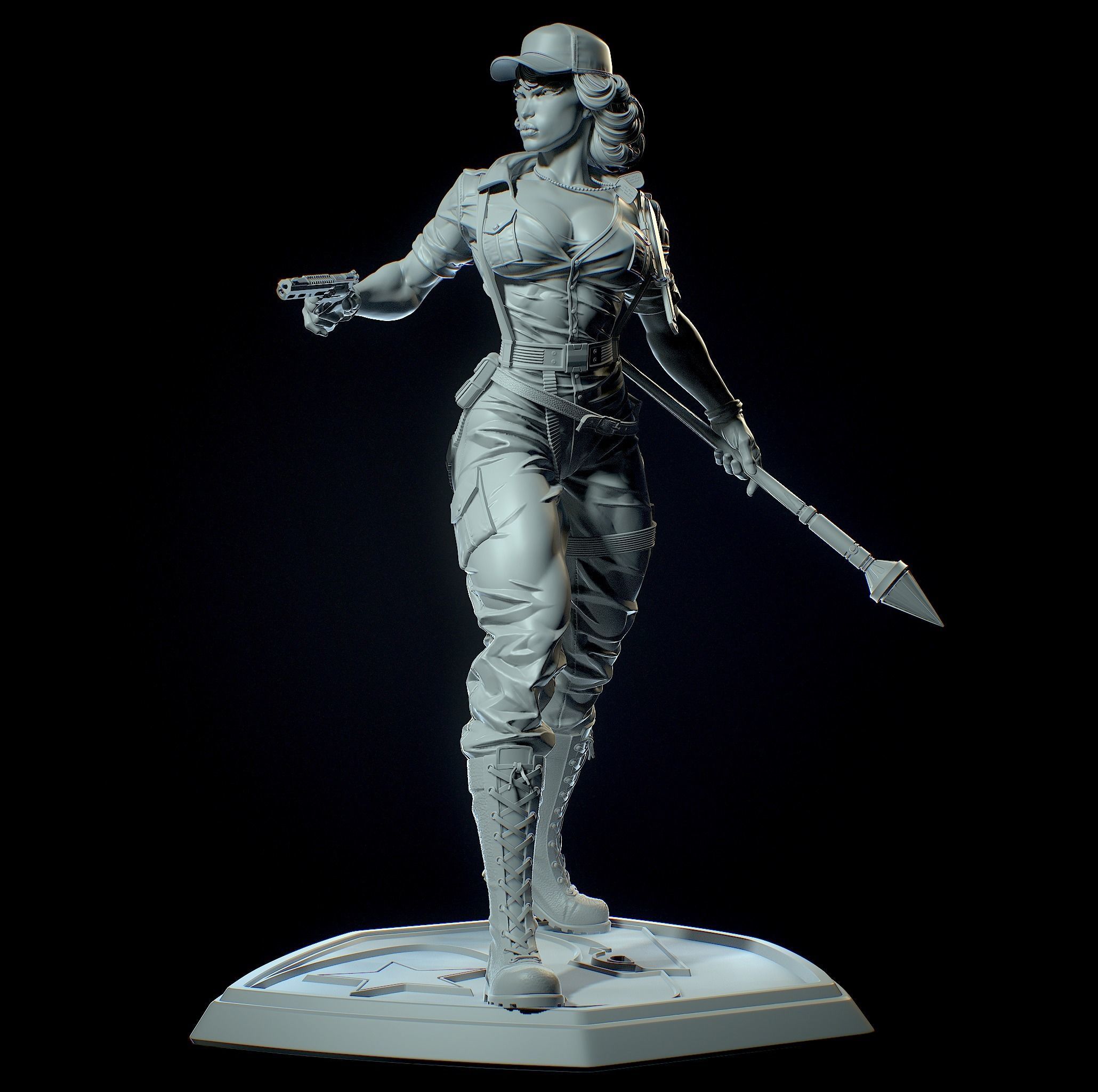 Lady Jaye with NSFW 3D print model_12