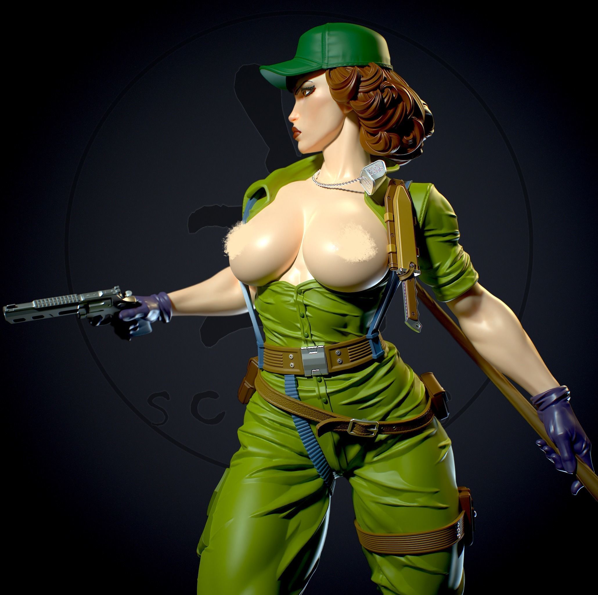 Lady Jaye with NSFW 3D print model_6