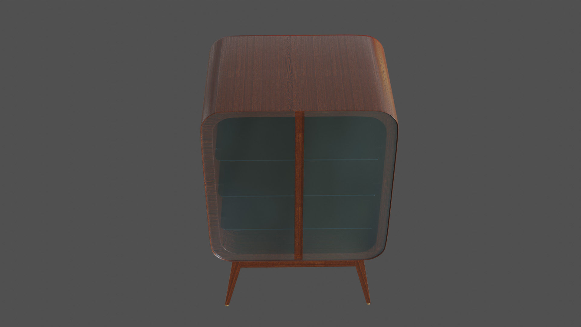 Display Cabinets Retro 3D model_4