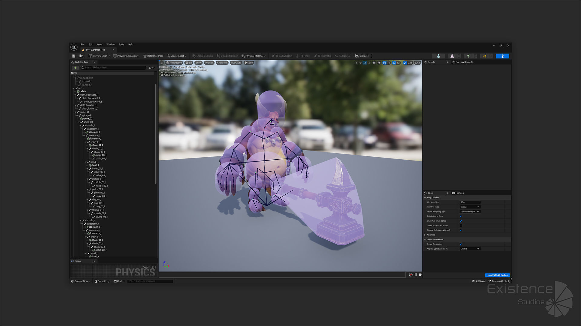 Demon Troll - Stylized Devils Warrior RPG Character Monster - 22 Low-poly 3D model_22