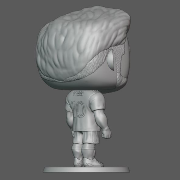 Funko Messi Sculpture 3D print model_6