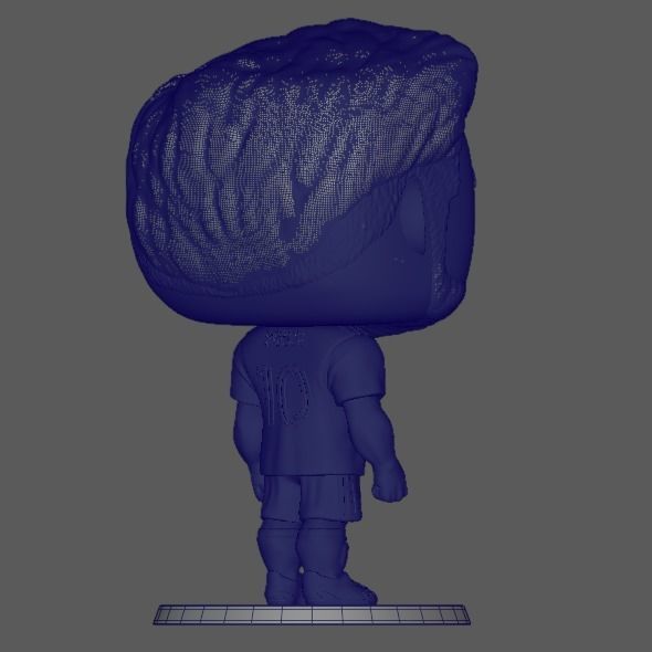 Funko Messi Sculpture 3D print model_11