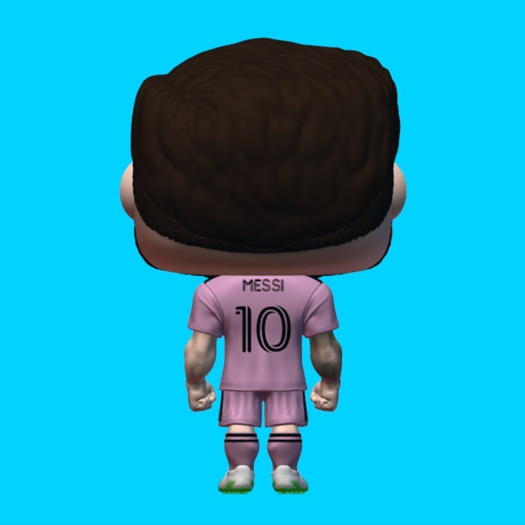 Funko Messi Sculpture 3D print model_19