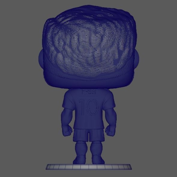 Funko Messi Sculpture 3D print model_12