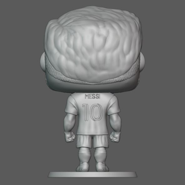 Funko Messi Sculpture 3D print model_7