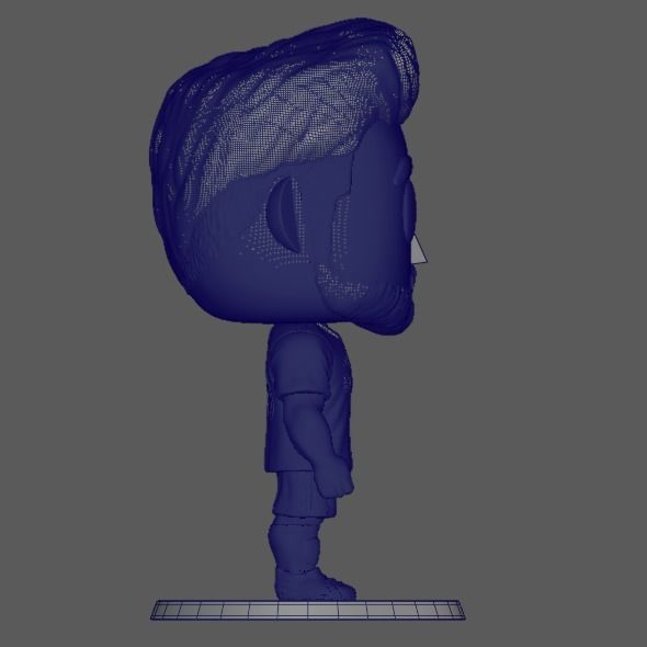 Funko Messi Sculpture 3D print model_10