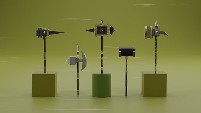 Hammer Low-poly 3D model