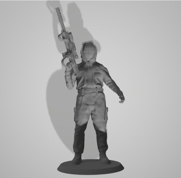 WARGAMING MINIATURE SQUID GAME 3D print model_3