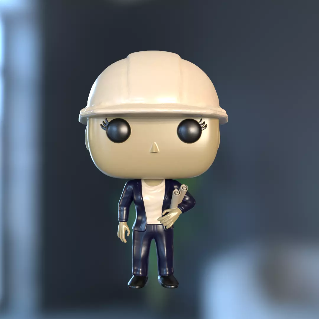 Funko Arquitecta 3D print model_0