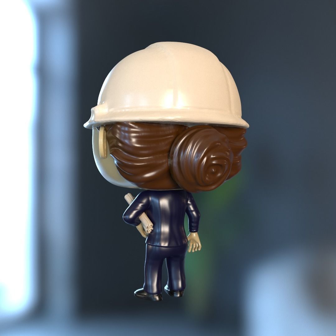 Funko Arquitecta 3D print model_1