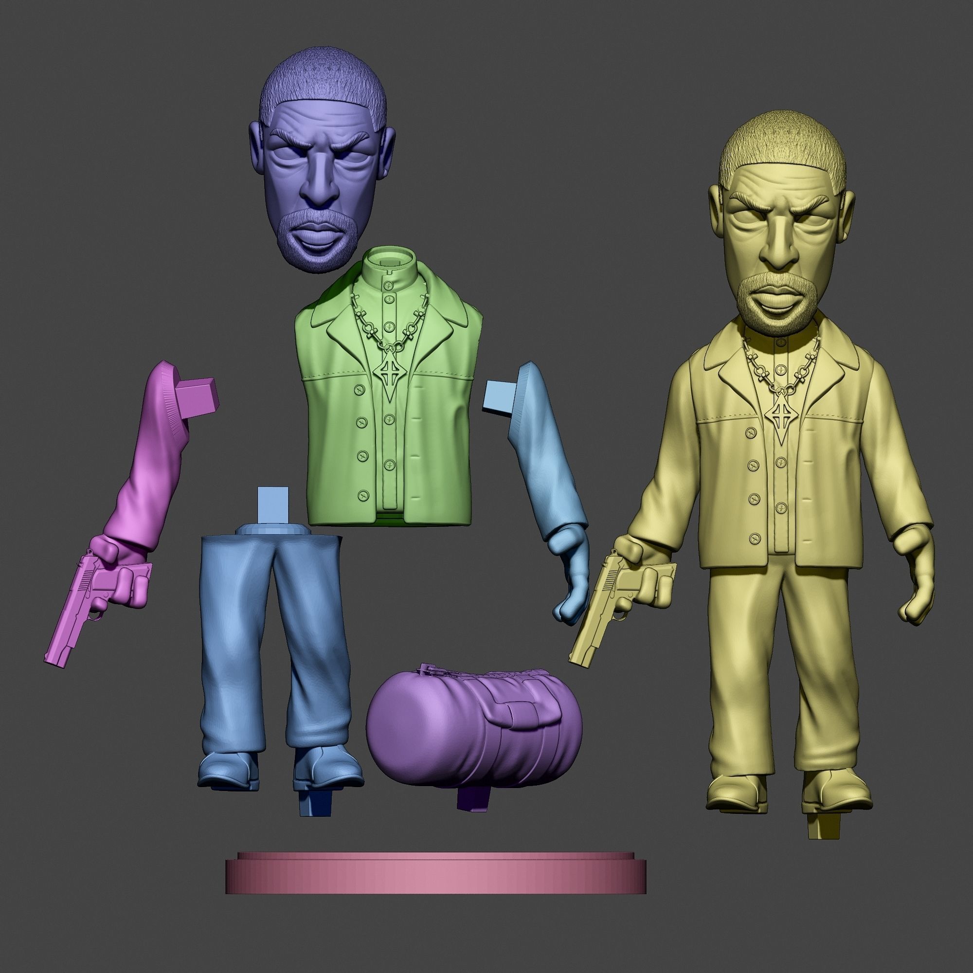 ALONZO - TRAINING DAY 3D print model_2