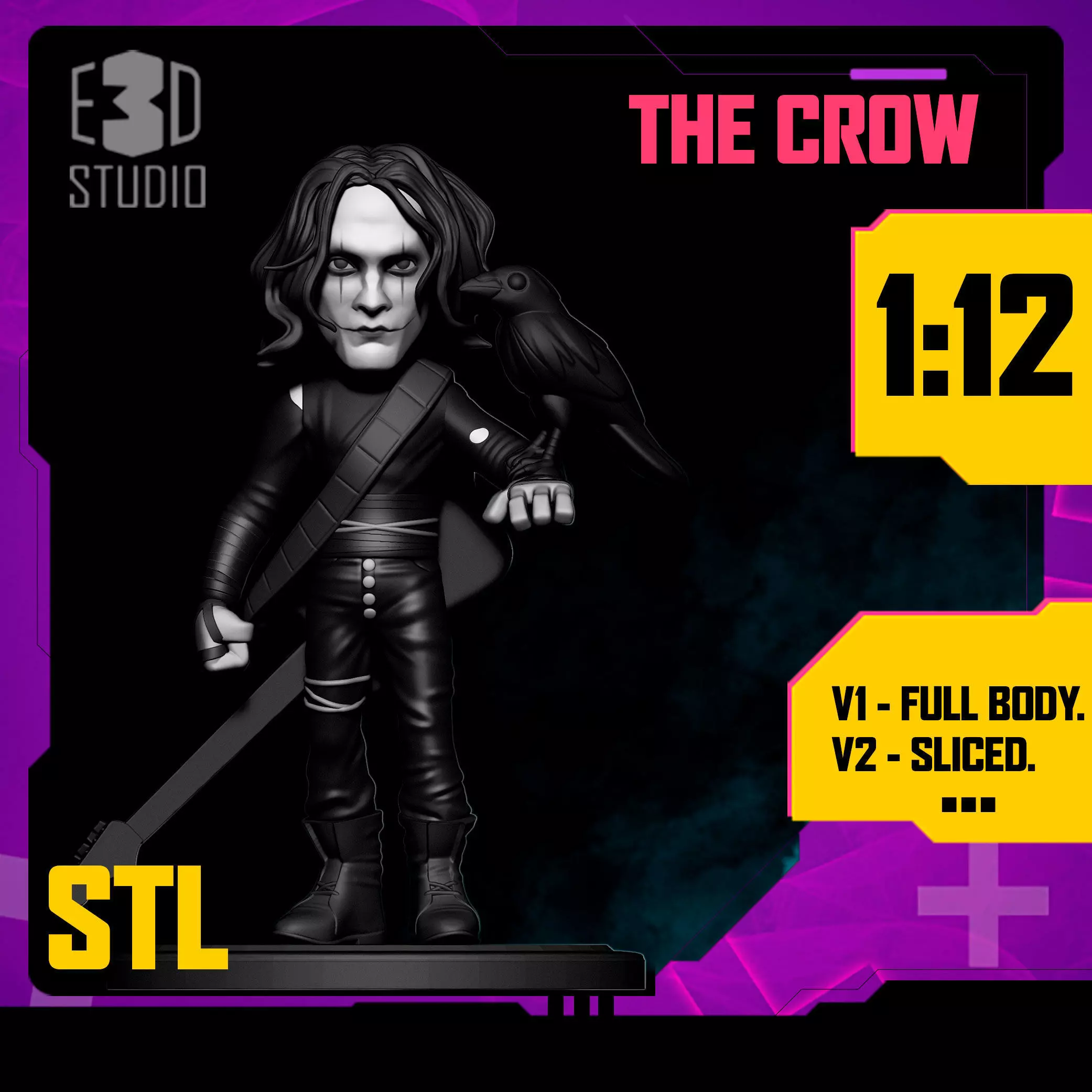 THE CROW 3D print model_0