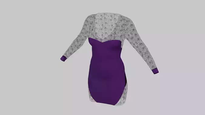 Party Dress 3D model
