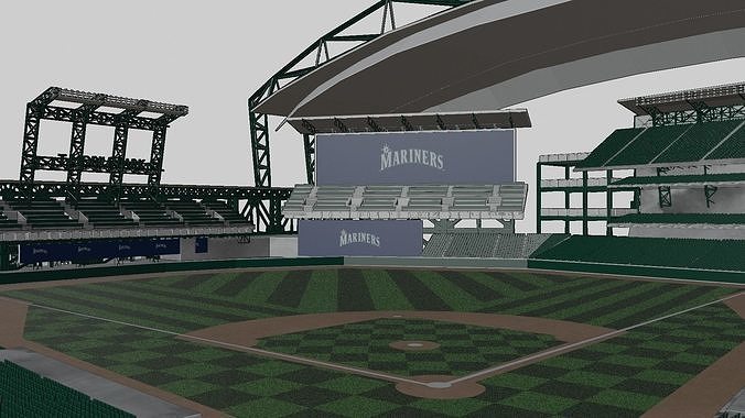 Seattle mariners T MOBILE PARK baseball stadium 3D model 5