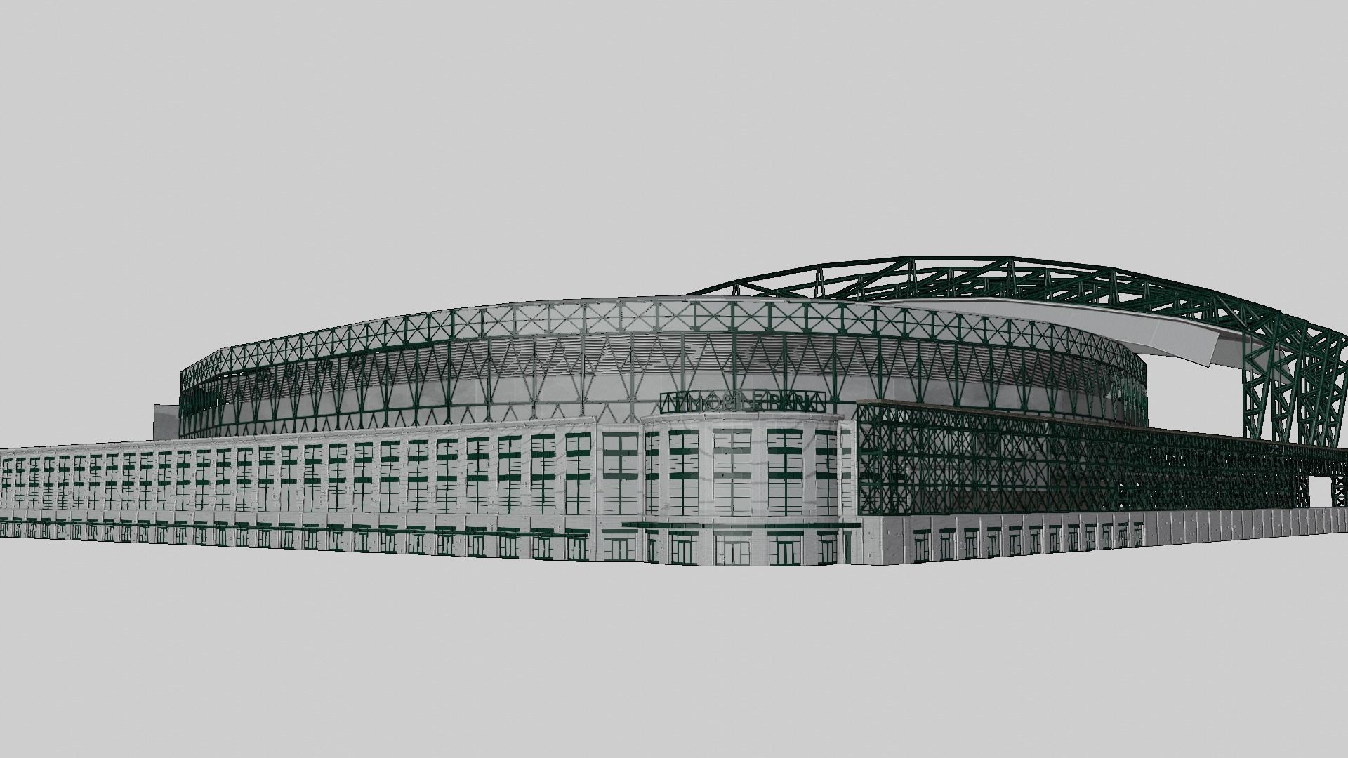 Seattle mariners T MOBILE PARK baseball stadium 3D model_3