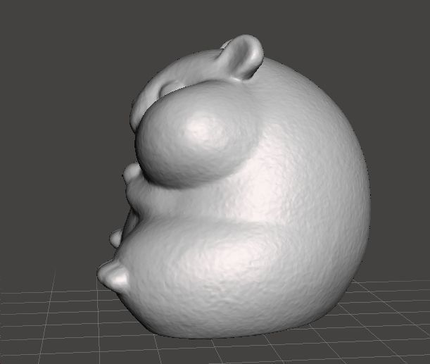 CUTE HAMSTER SITTING PVC FIGURE MODELS GASHAPON TOY SET 3D print model_1