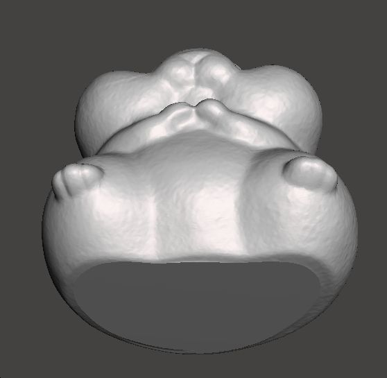 CUTE HAMSTER SITTING PVC FIGURE MODELS GASHAPON TOY SET 3D print model_5