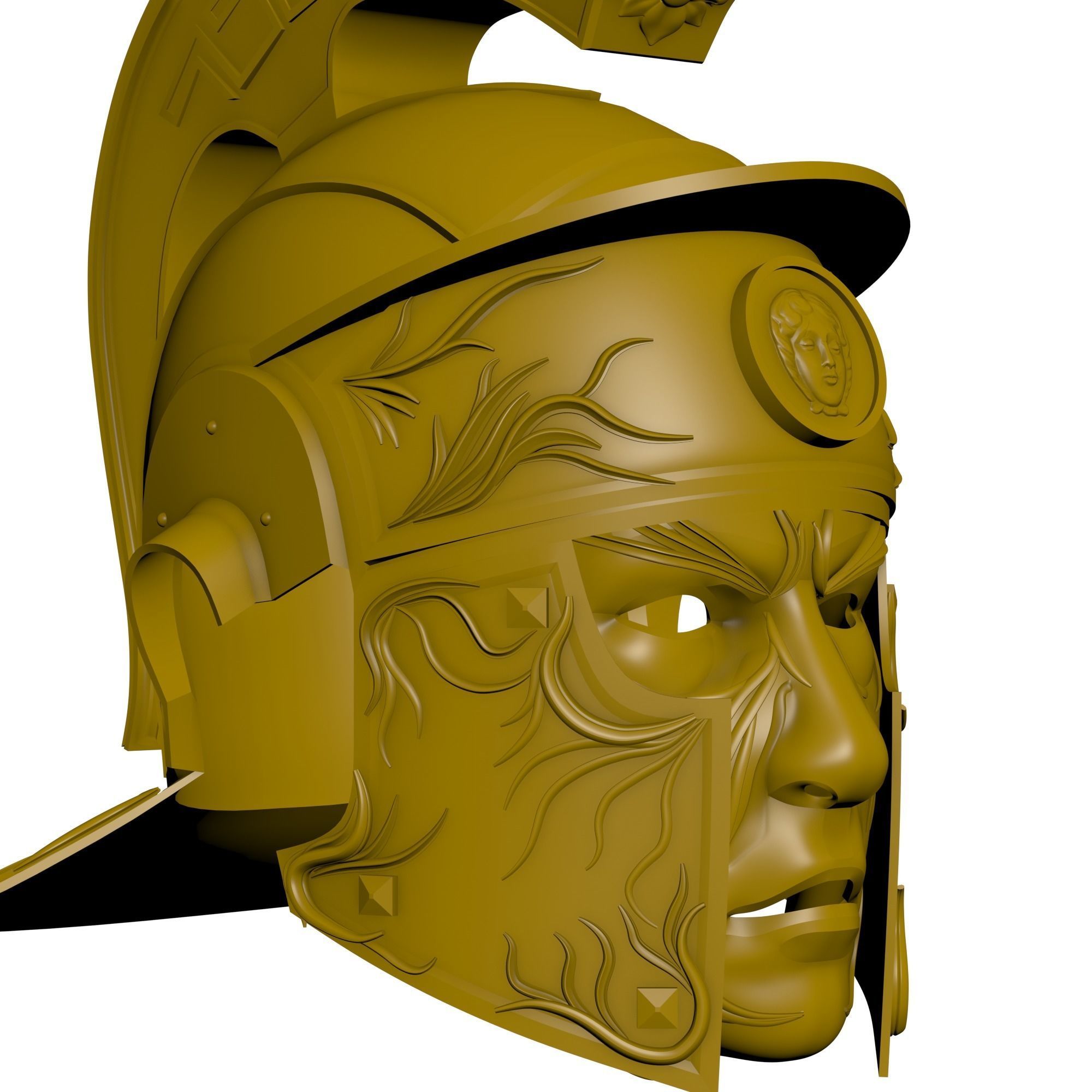 Roman Centurion Helmet 3D print model_3