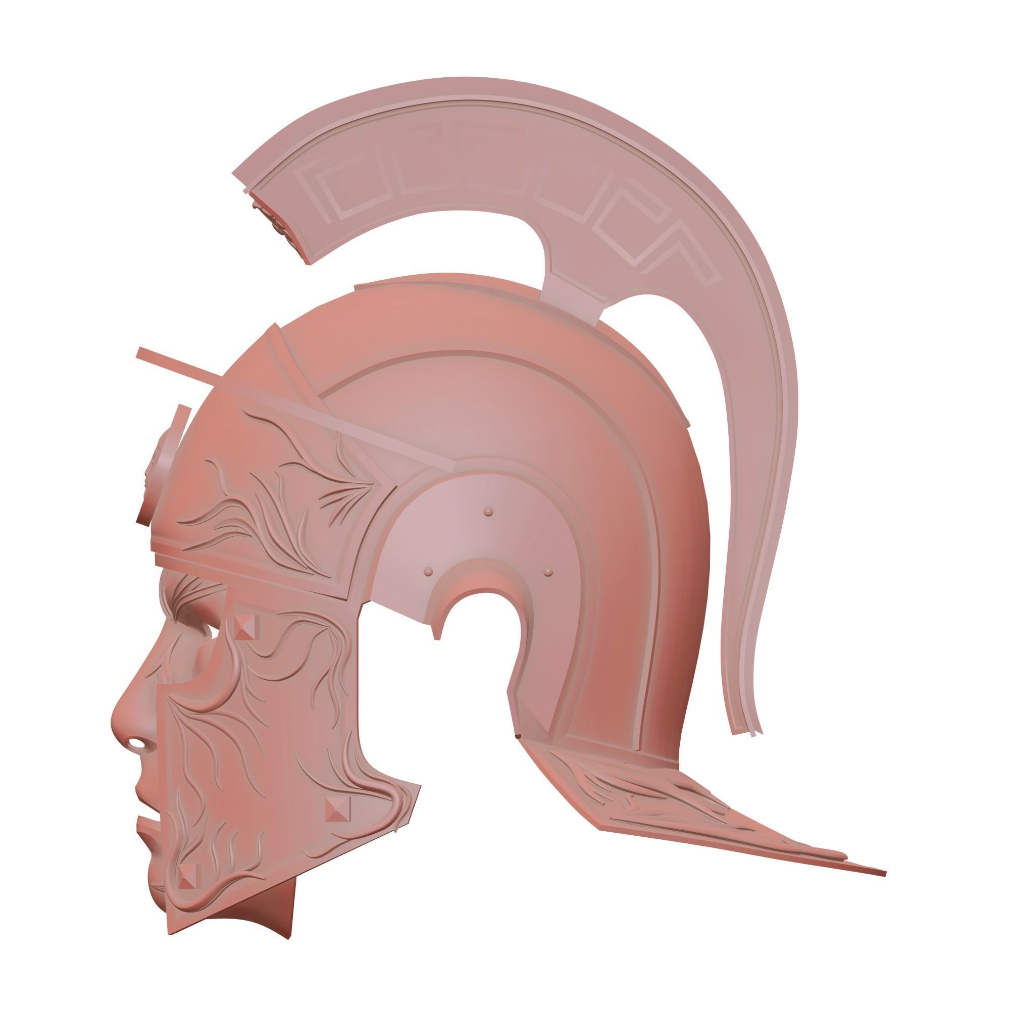 Roman Centurion Helmet 3D print model_2