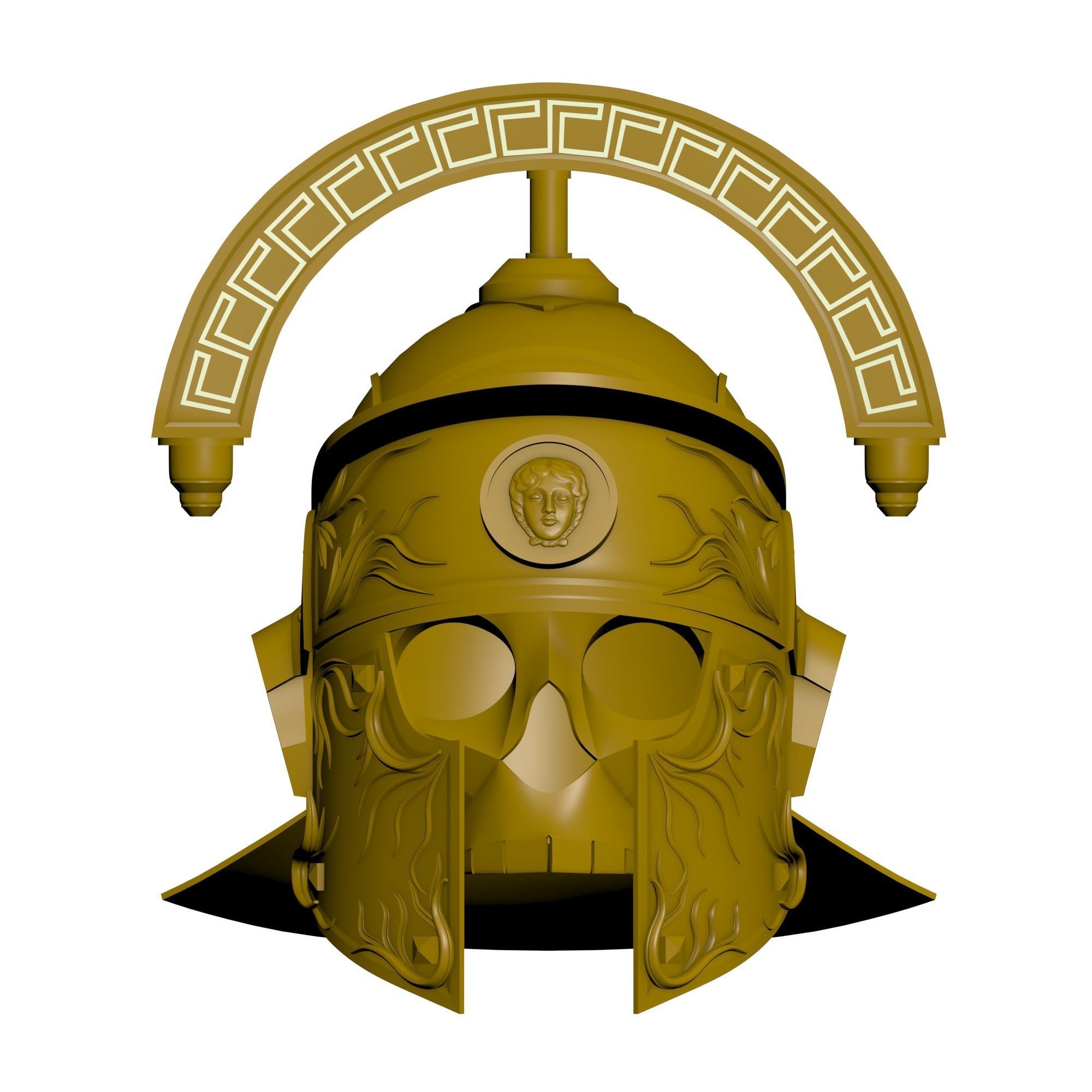 Roman Legion Helmet 3D print model_4