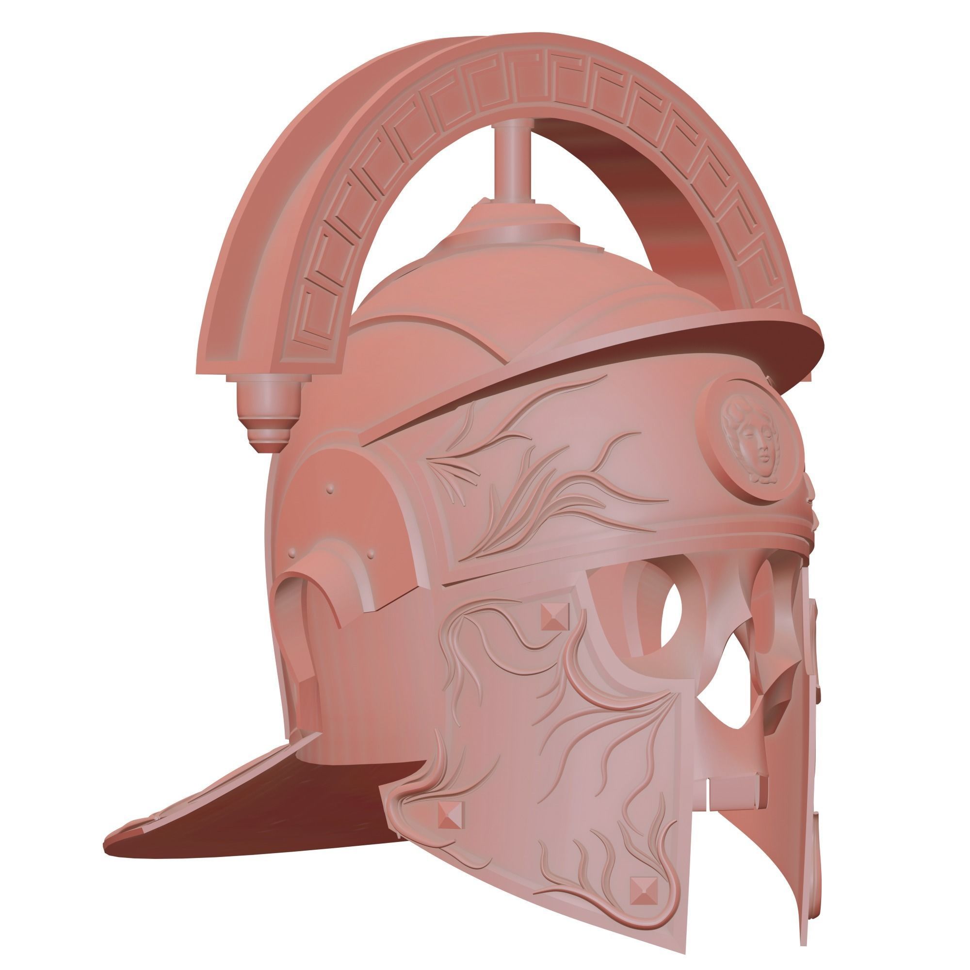 Roman Legion Helmet 3D print model_2