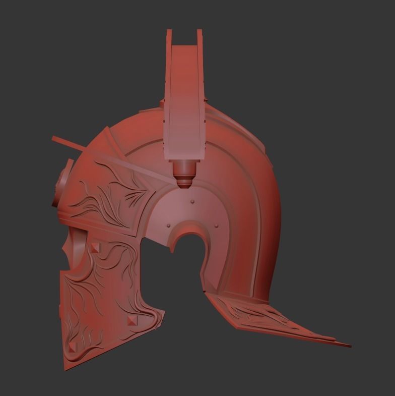 Roman Legion Helmet 3D print model_14