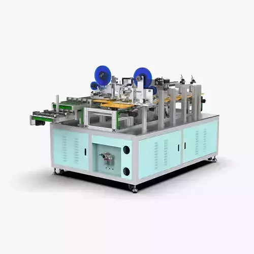 Automatic Battery Cover Assembly and Testing Machine 3D model