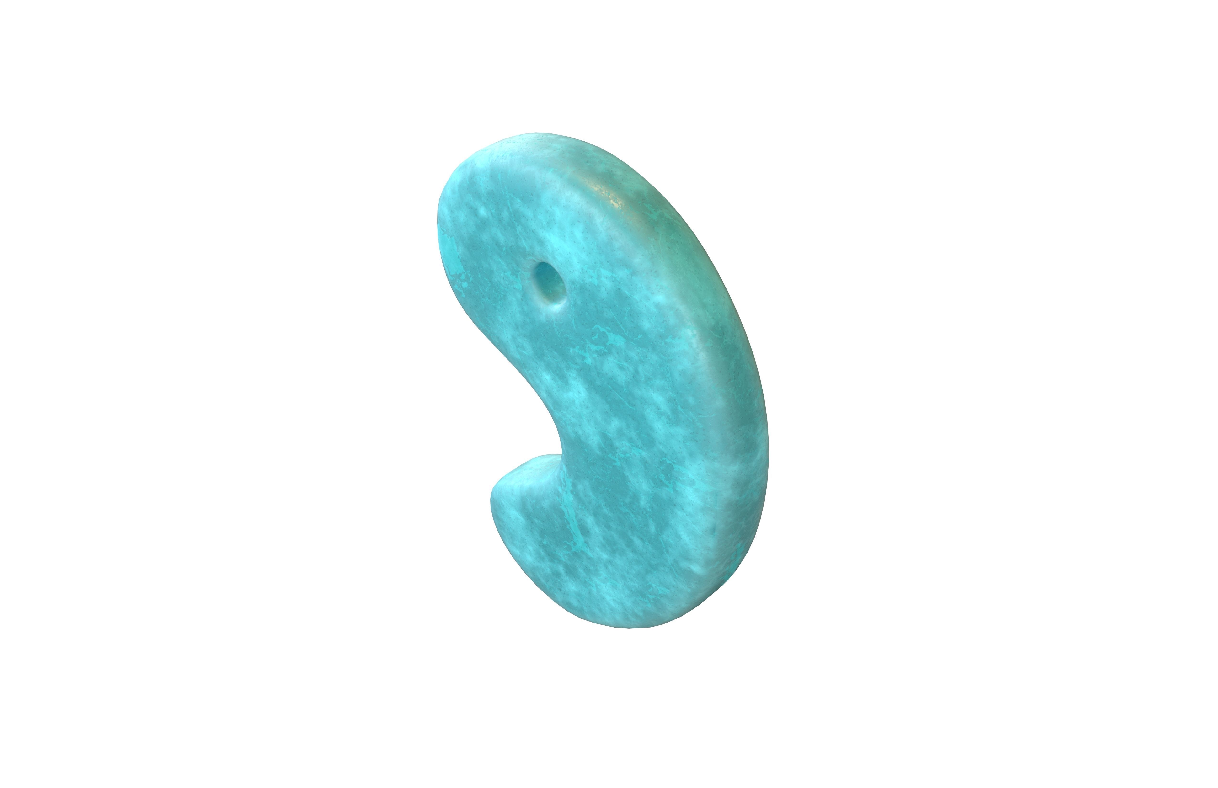 Magatama v1 004 Low-poly 3D model_2