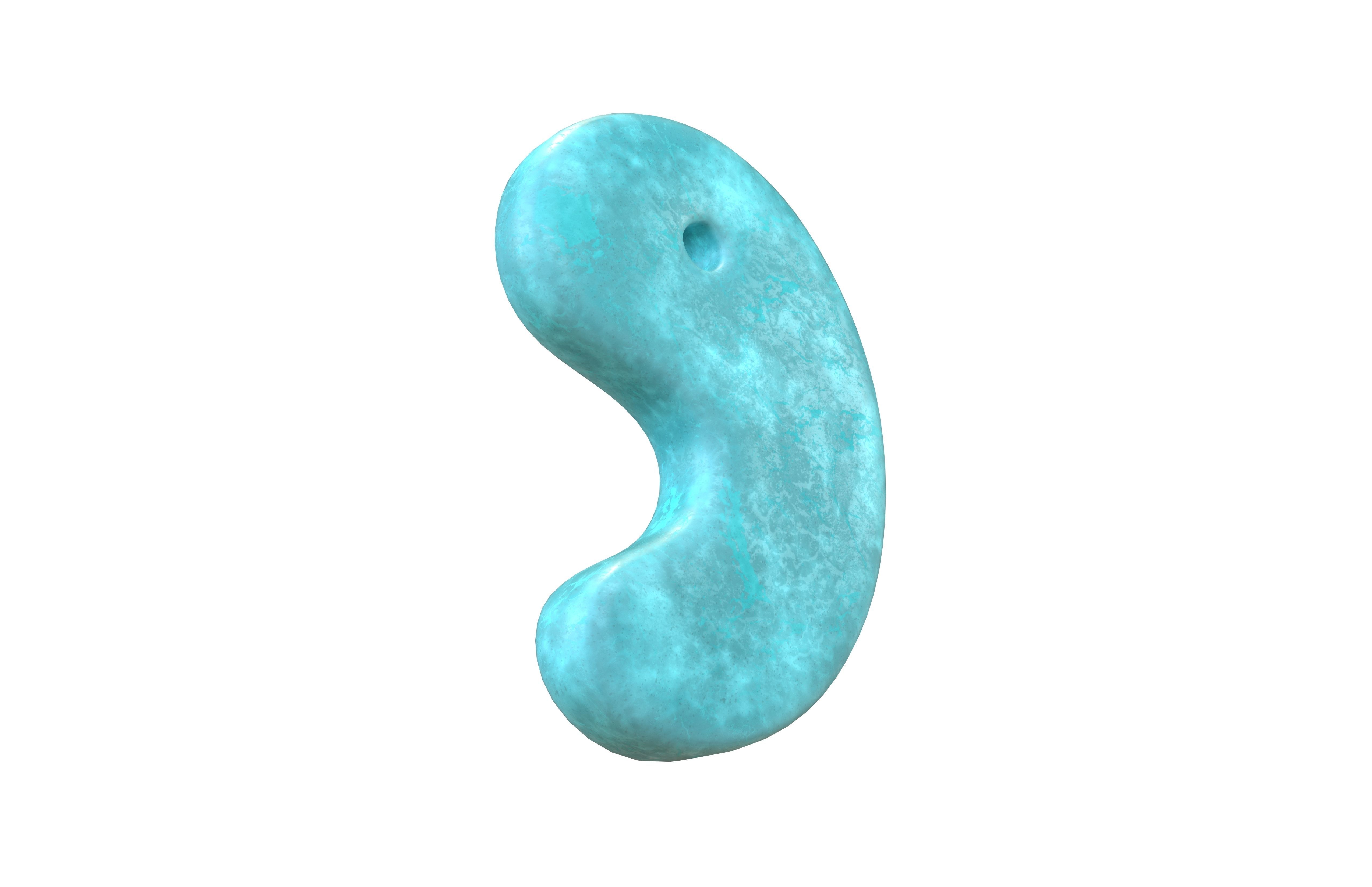 Magatama v1 004 Low-poly 3D model_3