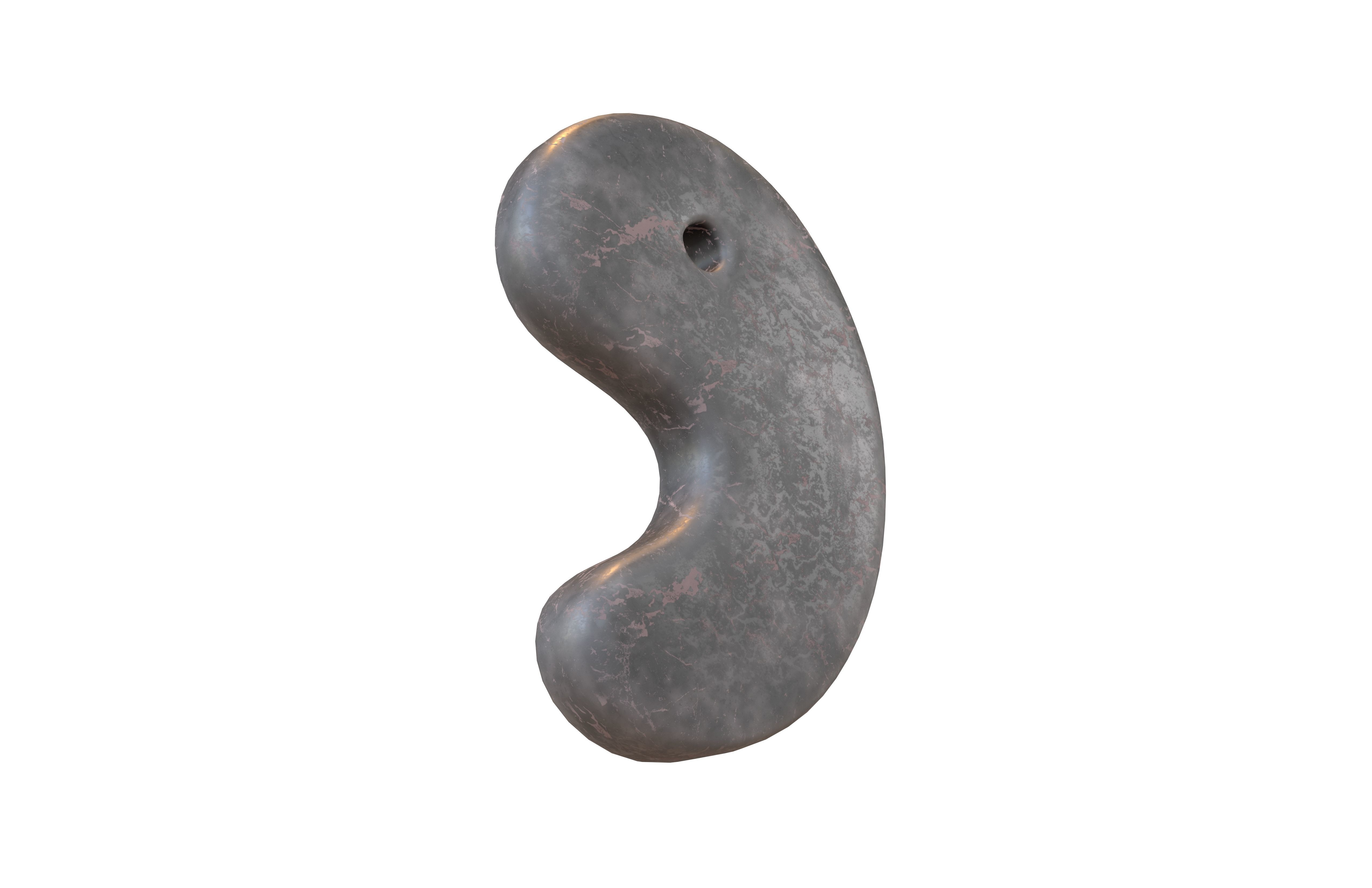 Magatama v1 006 Low-poly 3D model_2