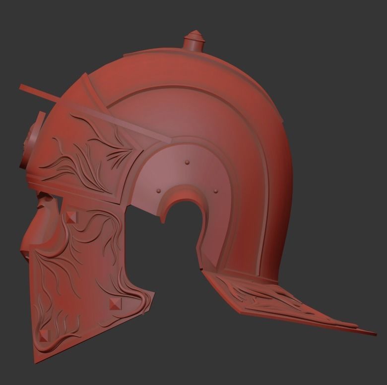 Roman Praetorian Helmet 3D print model_16