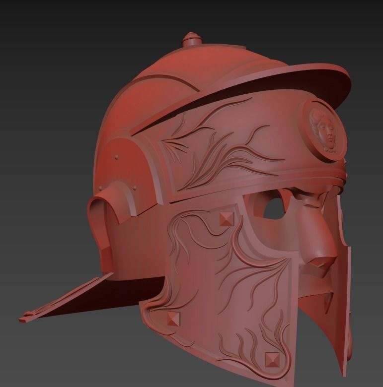 Roman Praetorian Helmet 3D print model_13