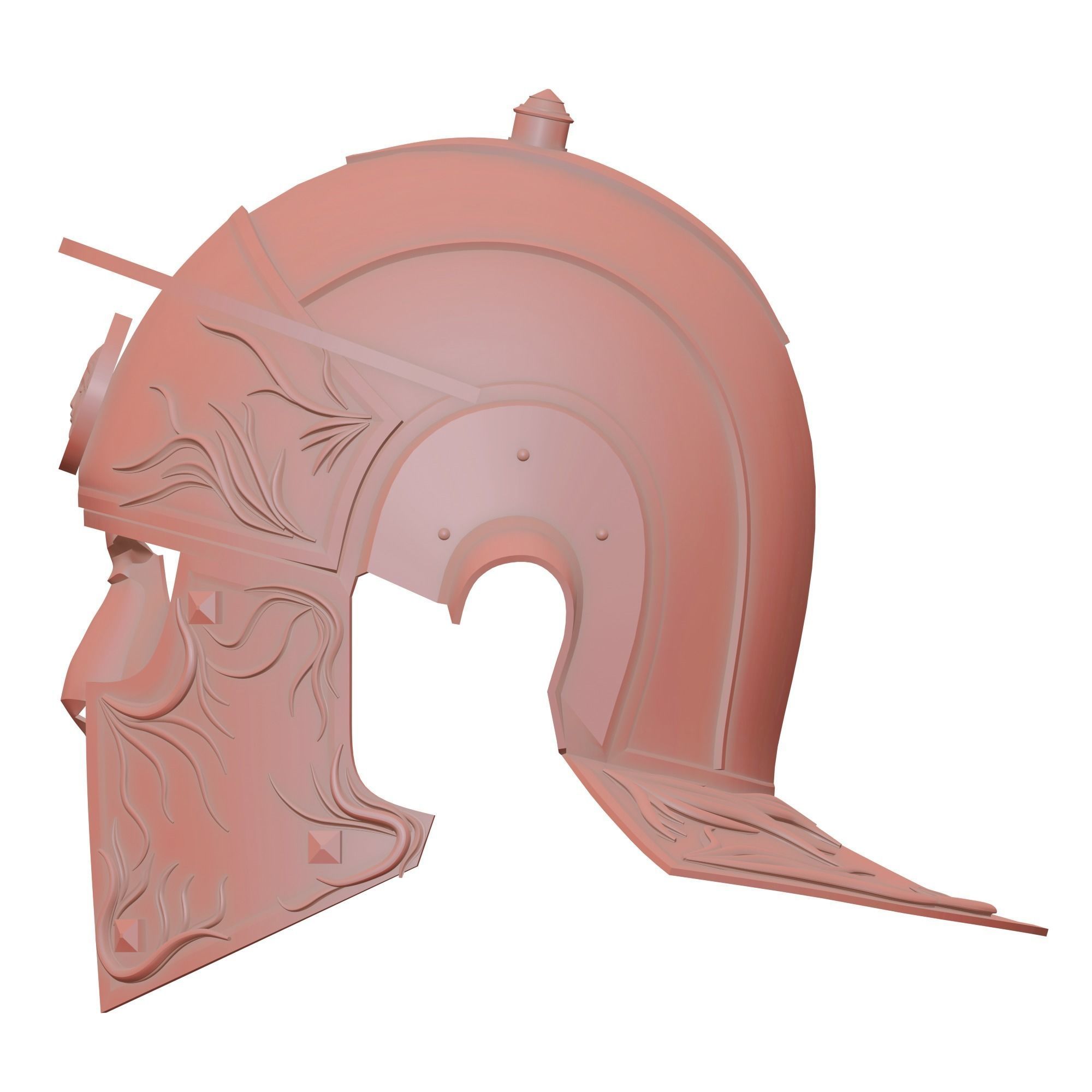 Roman Praetorian Helmet 3D print model_1