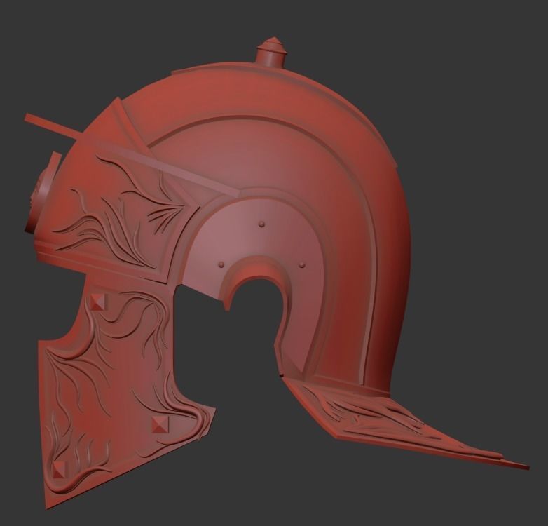 Roman Praetorian Helmet 3D print model_20