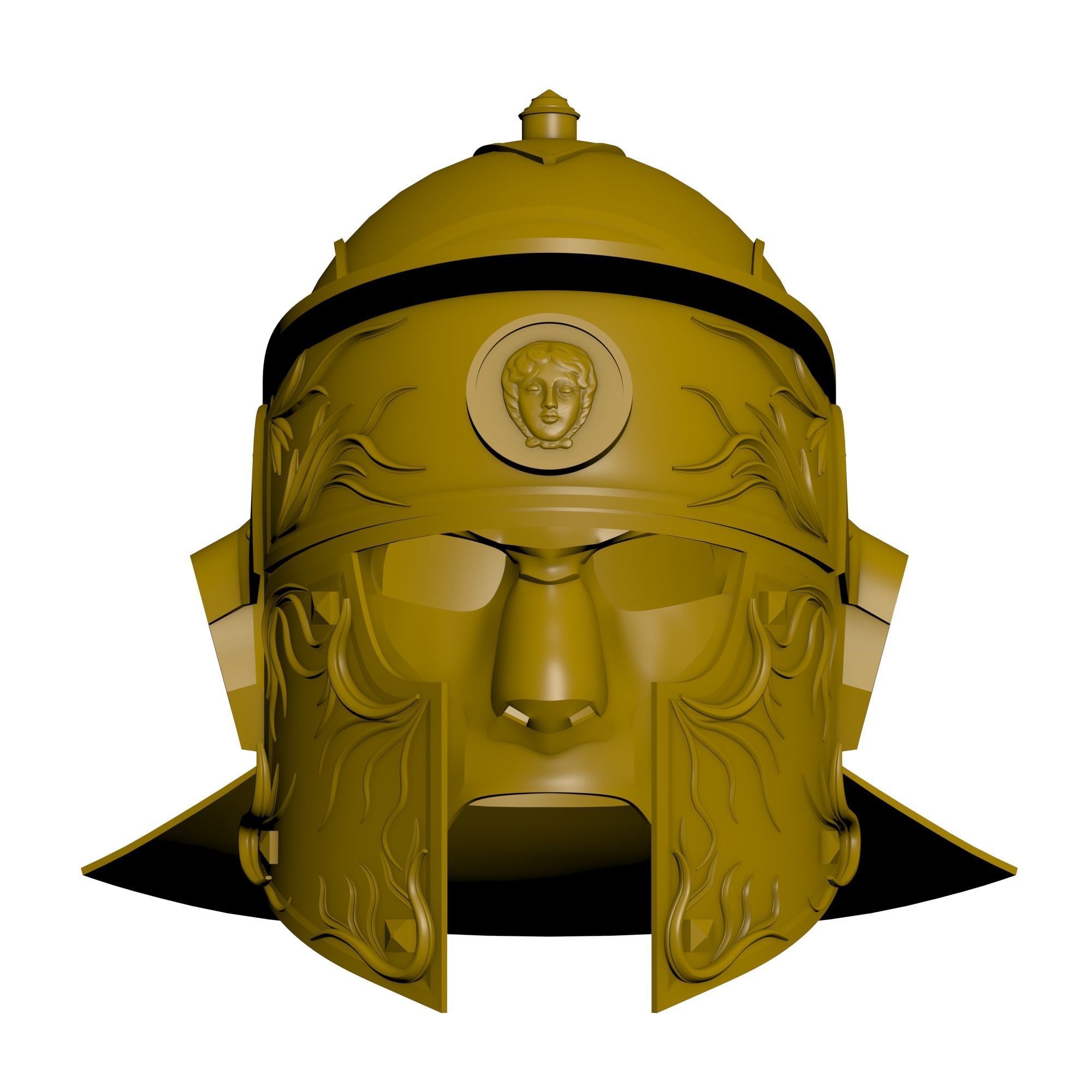 Roman Praetorian Helmet 3D print model_6
