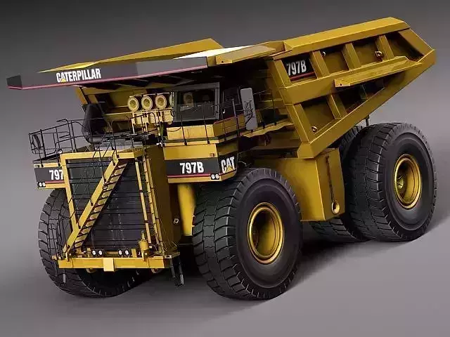 CAT Haul Truck 797B 3D model