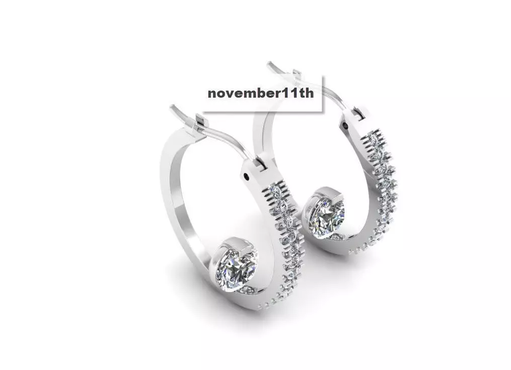 EARRINGS ANTLEMON 3D print model
